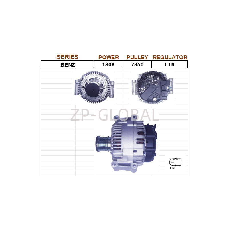 Generator Regulateur Car Alternator 04896808AC/ALV3026NA for Chrysler 300C 2.5/3.0