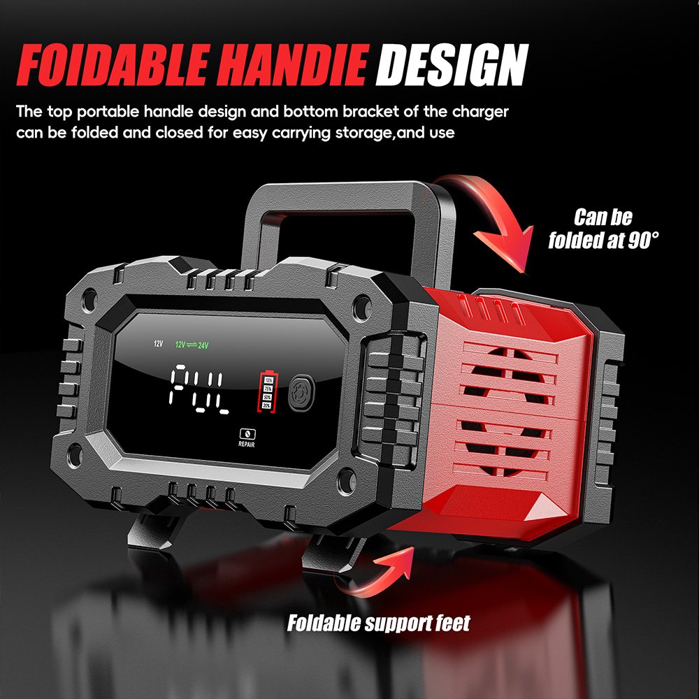 FOXSUR FPT-200 12V/20A 24V/10A Lifepo4 Battery Charger 12v 24v Automatic Smart Battery Charger