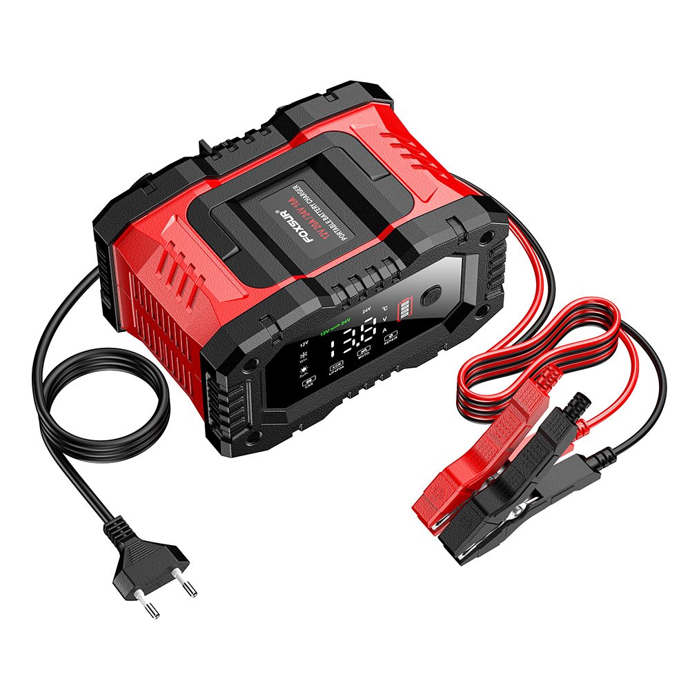 FOXSUR FPT-200 12V/20A 24V/10A Lifepo4 Battery Charger 12v 24v Automatic Smart Battery Charger