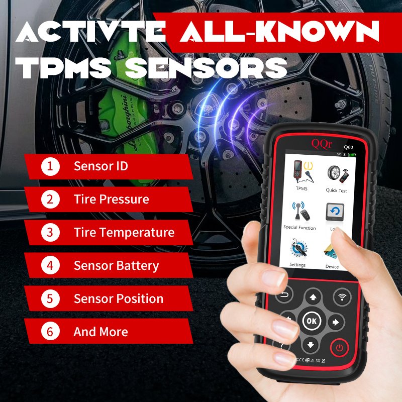 Programmable Universal Tpms 315mhz 433mhz 2 in 1 Tpms Sensor Solution Diagnostic Tool for Cars Obd Scanner Tpms Tool for BMW