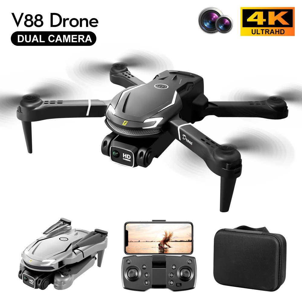 JHD V88 Drone 4K 5G Professional HD Aerial Photography Remote Control Aircraft Dual Camera Quadcopter Toy UAV Dron Kids Presents