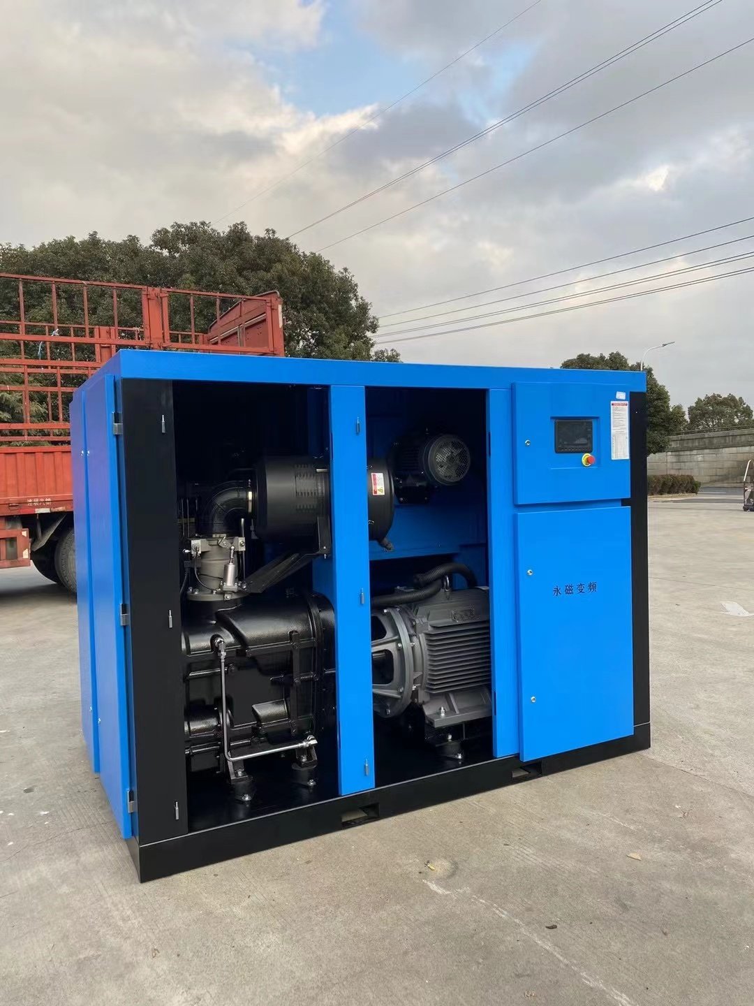 Klw Various Types of Compressors, Fixed and Mobile 55kw, 75kw, 90kw, 110kw, Support Customization