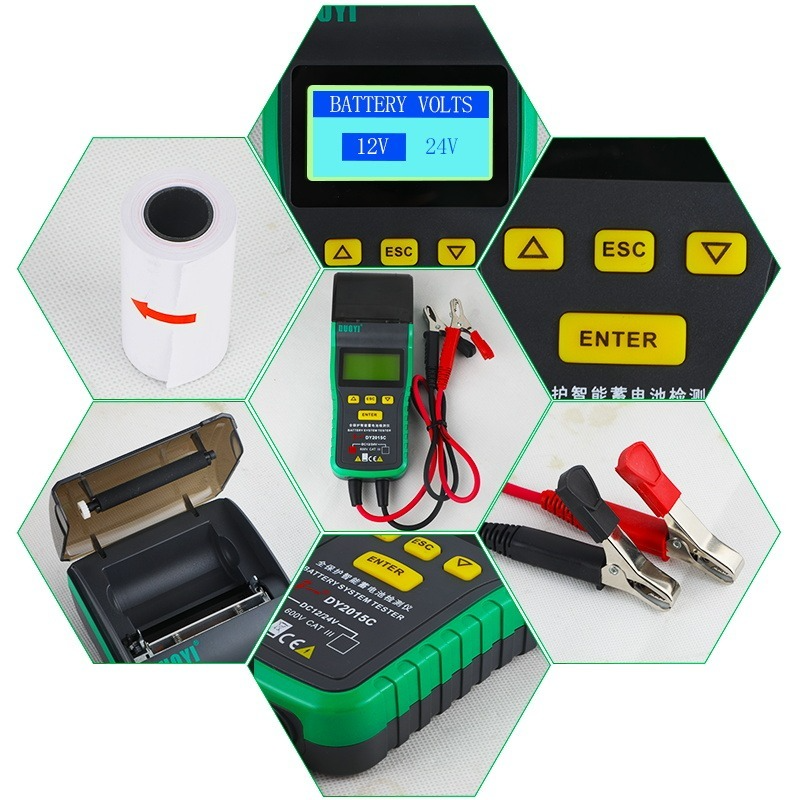 Battery System Tester DY2015C 12V/24V Battery Tester Automotive