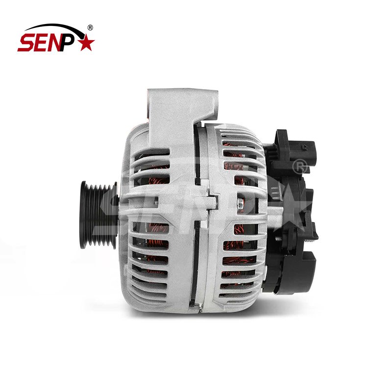Senpei Auto Parts Factory Wholesale Direct Sales New Alternator for Mercedes-Benz C240 01-05 6-Groove Pulley OEM 0124515056