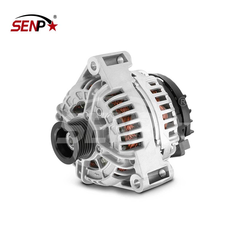 Senpei Auto Parts Factory Wholesale Direct Sales New Alternator for Mercedes-Benz C240 01-05 6-Groove Pulley OEM 0124515056