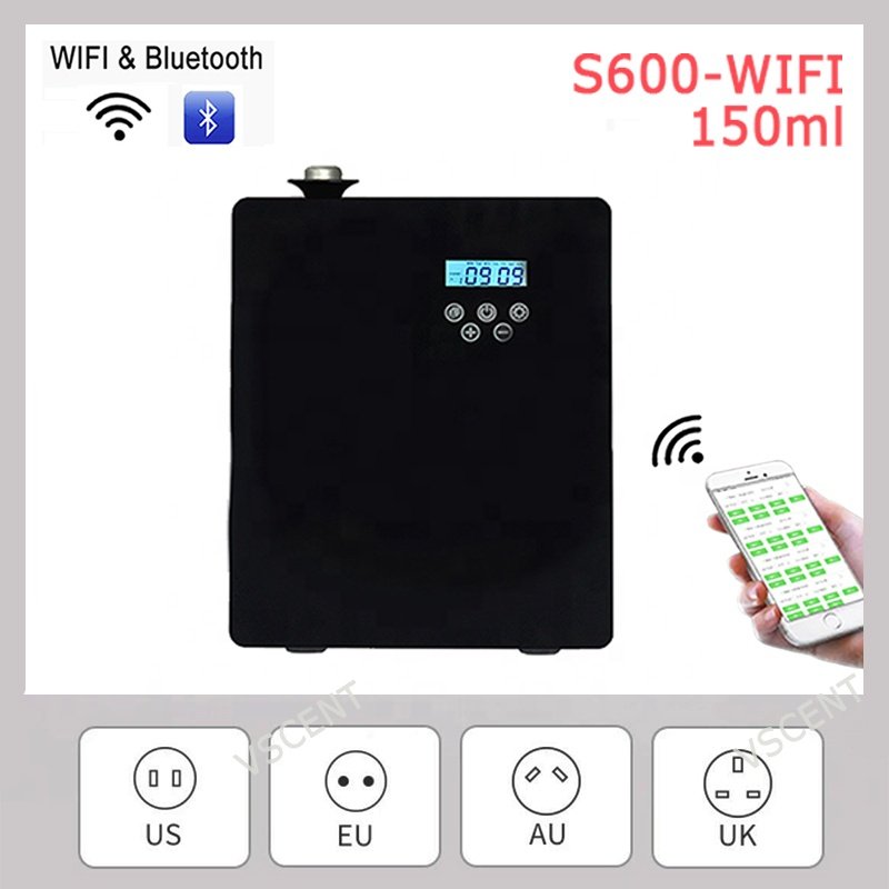 S1500 HVAC Scent Diffuser Machine Smart Air Systems Fragrance Machine Commercial Automatic for Hotel Use Essential Oil 500ML