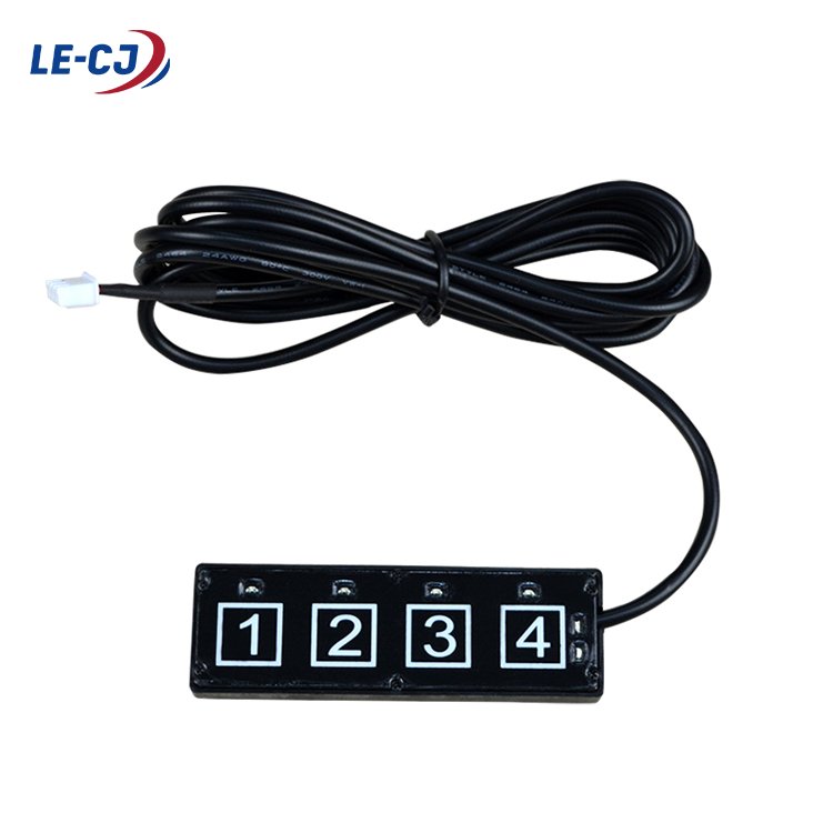 LE-CJ Car Alarm Remote Control PKE Car Keyless Entry Engine Start Alarm System Push Button Remote Starter Stop Auto With Horn