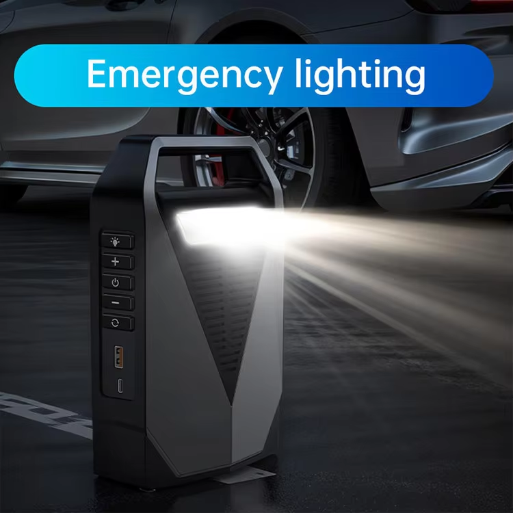 New Arrivals Mini Car Jump Starter With 12V Lithium Battery Power Bank Jump Pack With Air Compressor Booster Charger for Car
