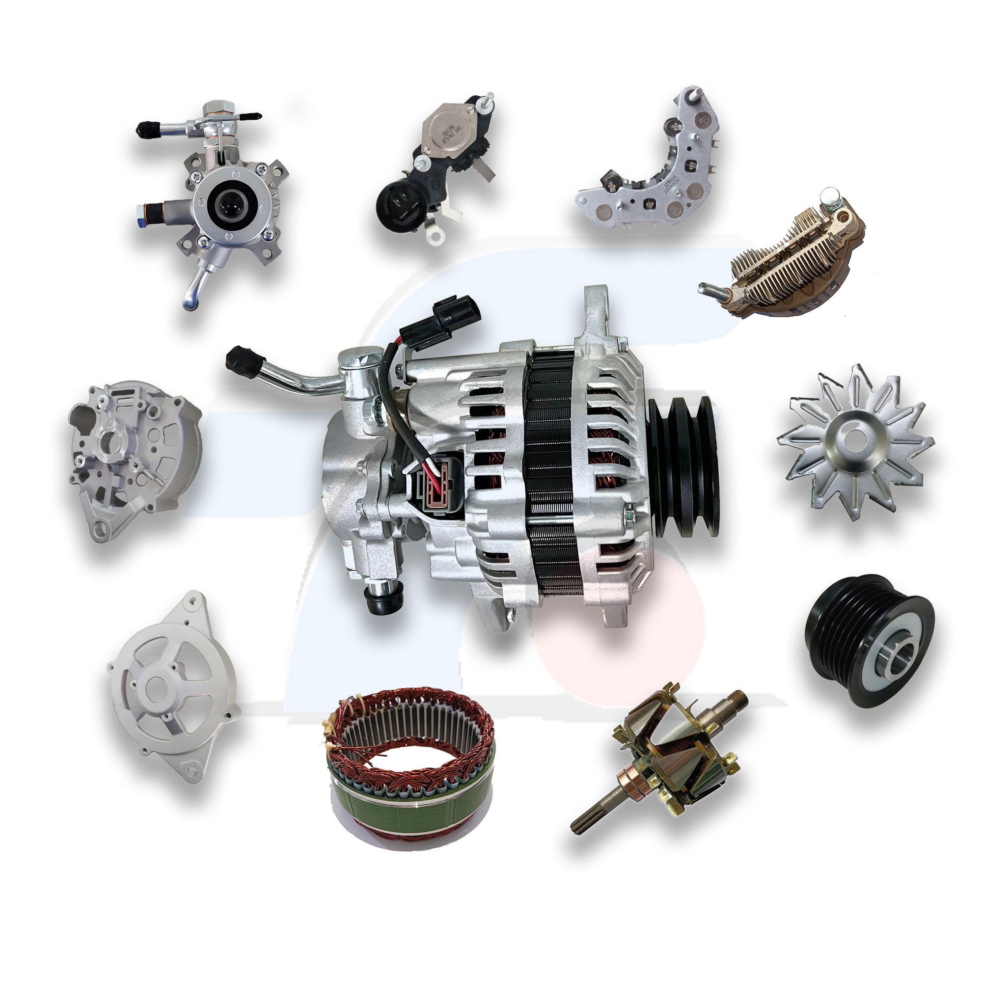 28V 80A LR280501 LR280506 LR280508 8973515740 8972489141 8973325020 8973515721 Car Alternator 4HF1 4HE1