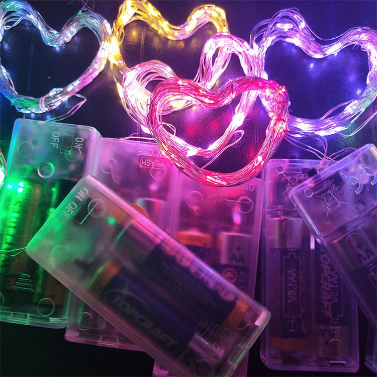 4M 40 LED Copper Wire Led Holiday Thanksgiving Days 5m 10m LED 8 Telecontrol Timer Battery Box String Light