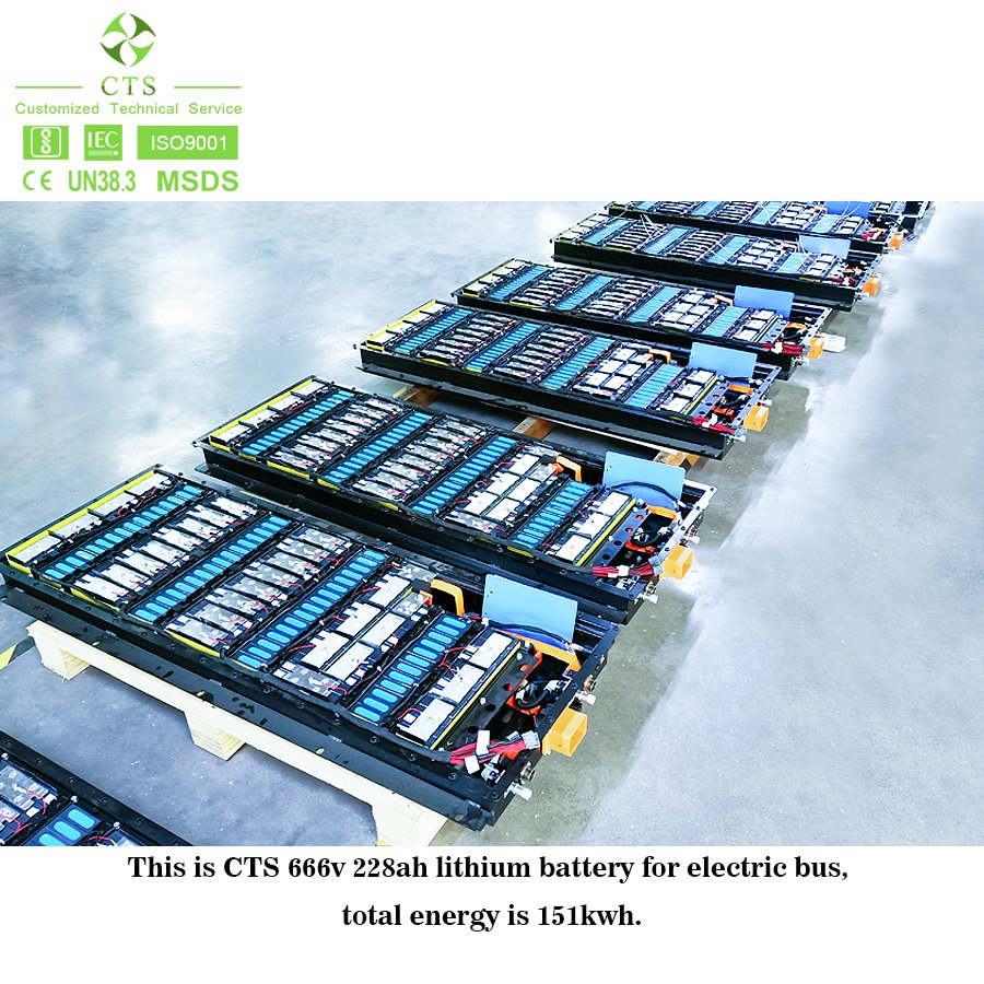 Electric Bus Battery Pack 540V 600V 150KWH 300KWH Electric Car Battery 226kWh LifePo4 Electric Car Battery 614V 120KWH