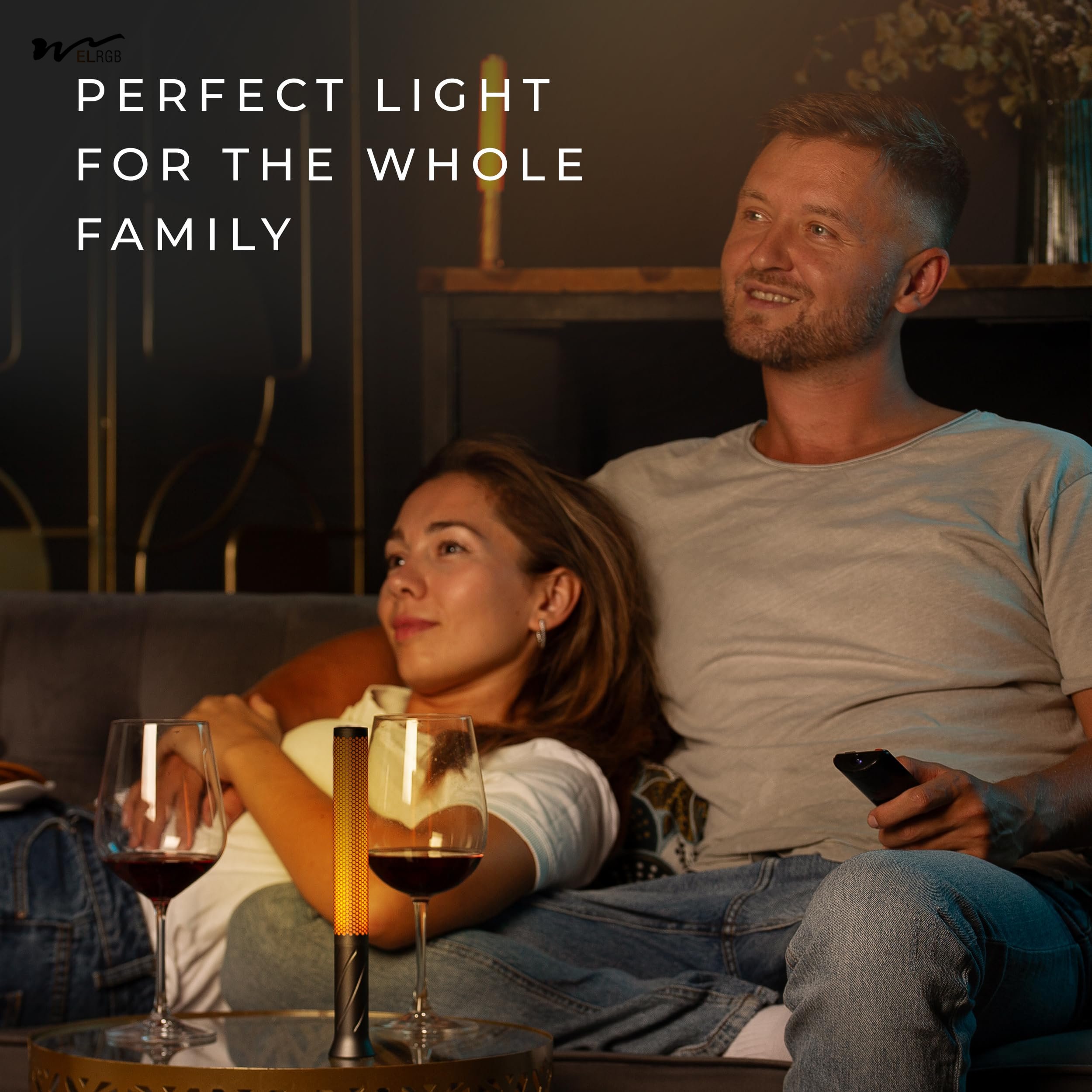 LED Candle Light, Cordless Table Lamp, Bedside Flame Lamp W/ 2 Modes, Rechargeable Candlestick Modern Table Lamp