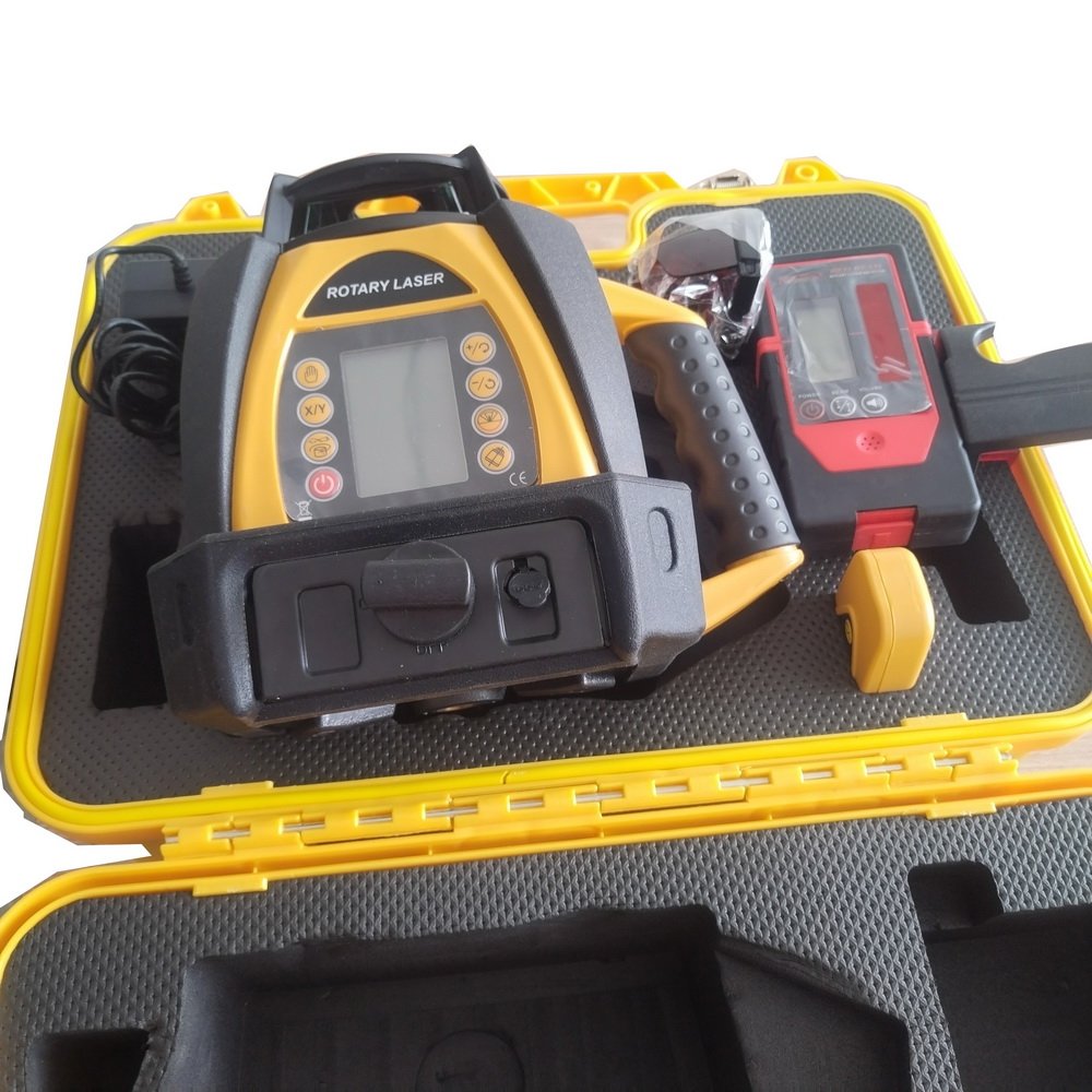Industrial Construction Auto-Rotating Laser Level 600m Line Self-Leveling Horizontal Slope Battery-Powered Rotary Laser Receiver
