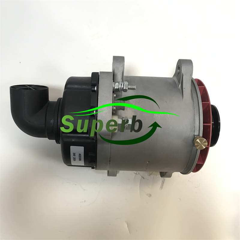 Alternator AC203RA 1286500 880704 880704Z 111976 656479 414677-6 811933 9520862 880703 24V 200A for VOLVO BUS