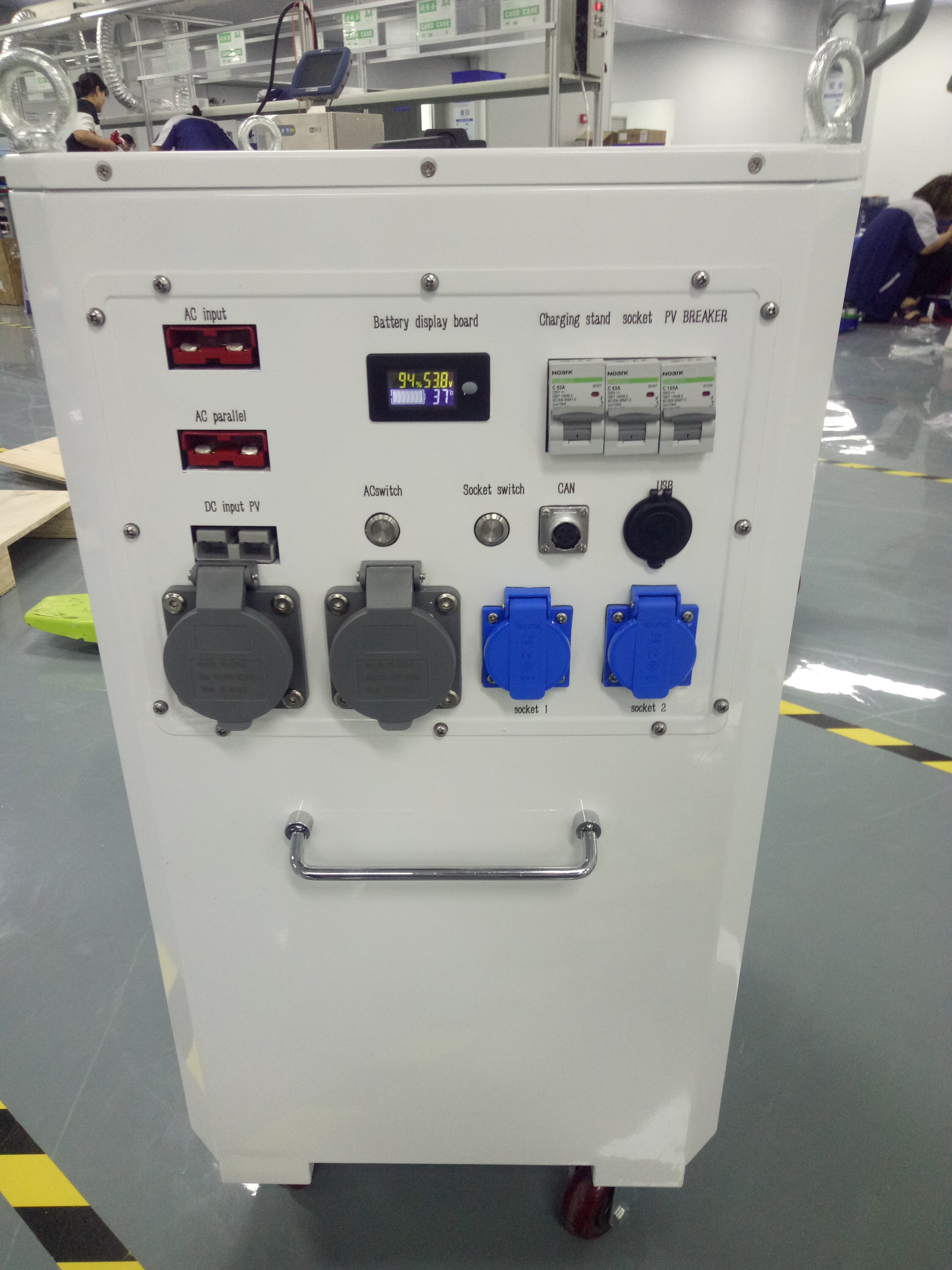ESS Portable Mobile 8KWH 10KWH 15KWH Lithium Solar Energy Storage System Lifepo4 Battery With Mppt Inverter EV Charging