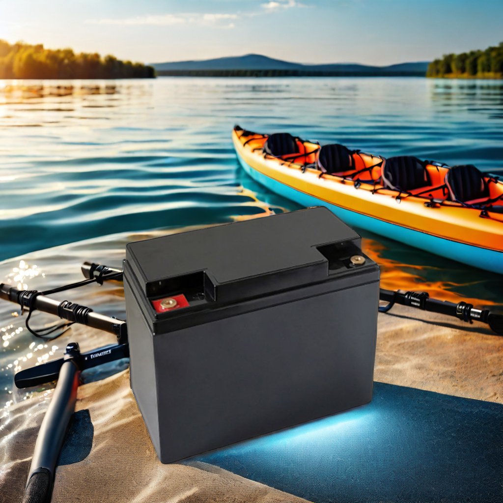 12V 60Ah Waterproof Lithium Fish Finder Battery 12.8V 100Ah 120Ah LiFePO4 Battery for Ice Fishing Boat and Kayak