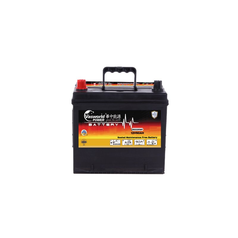 Car Battery Hot Sale JIS Standard 55D23 MF 12V55AH N50 Manufacture