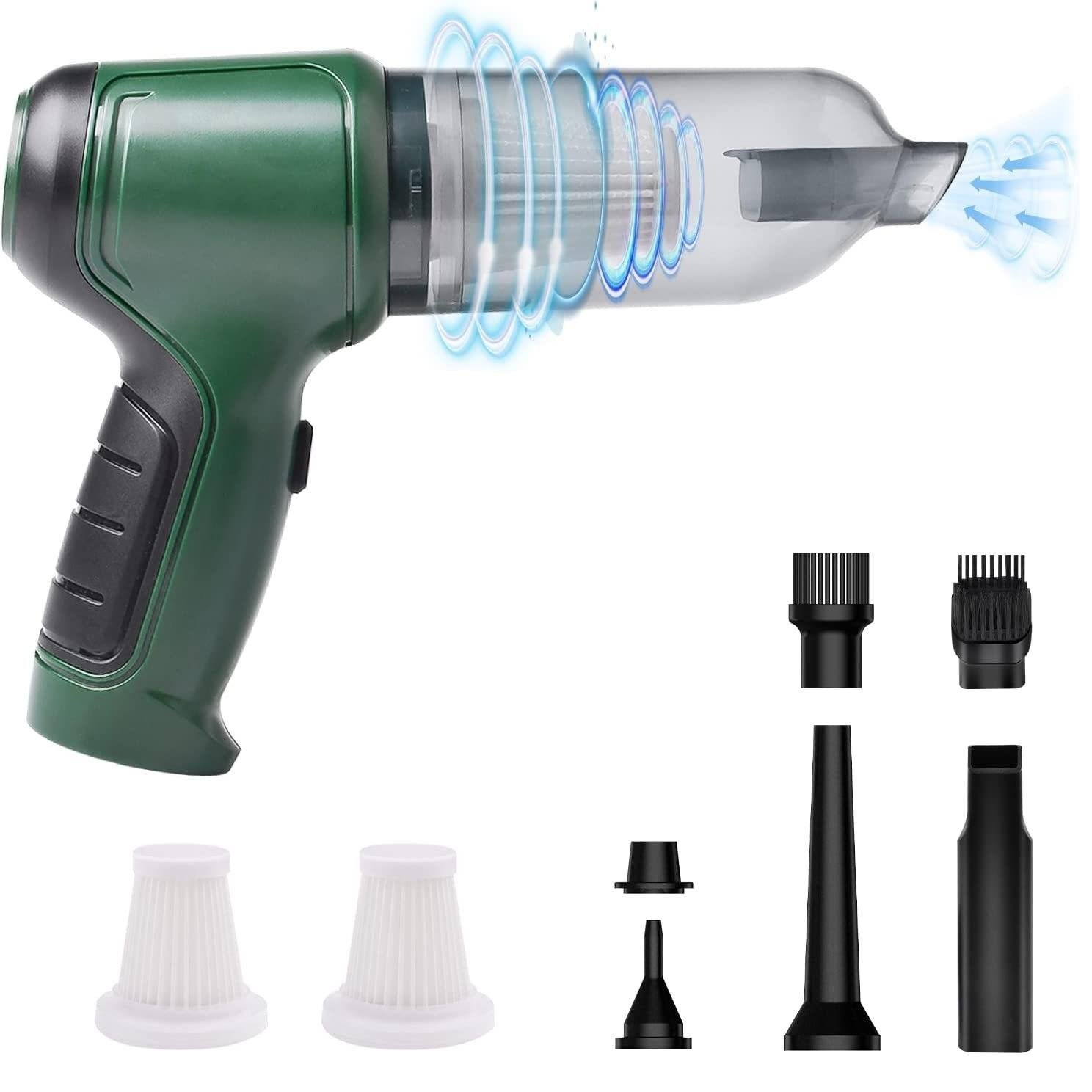 3 in 1 Car Vacuum Cleaner High Power Cordless Handheld Portable Mini Wireless Auto Vacuum Home & Car Dual Use