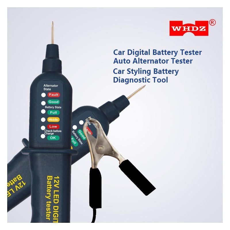 Car Battery Tester Auto Alternator Tester VT15C Factory Direct Sale