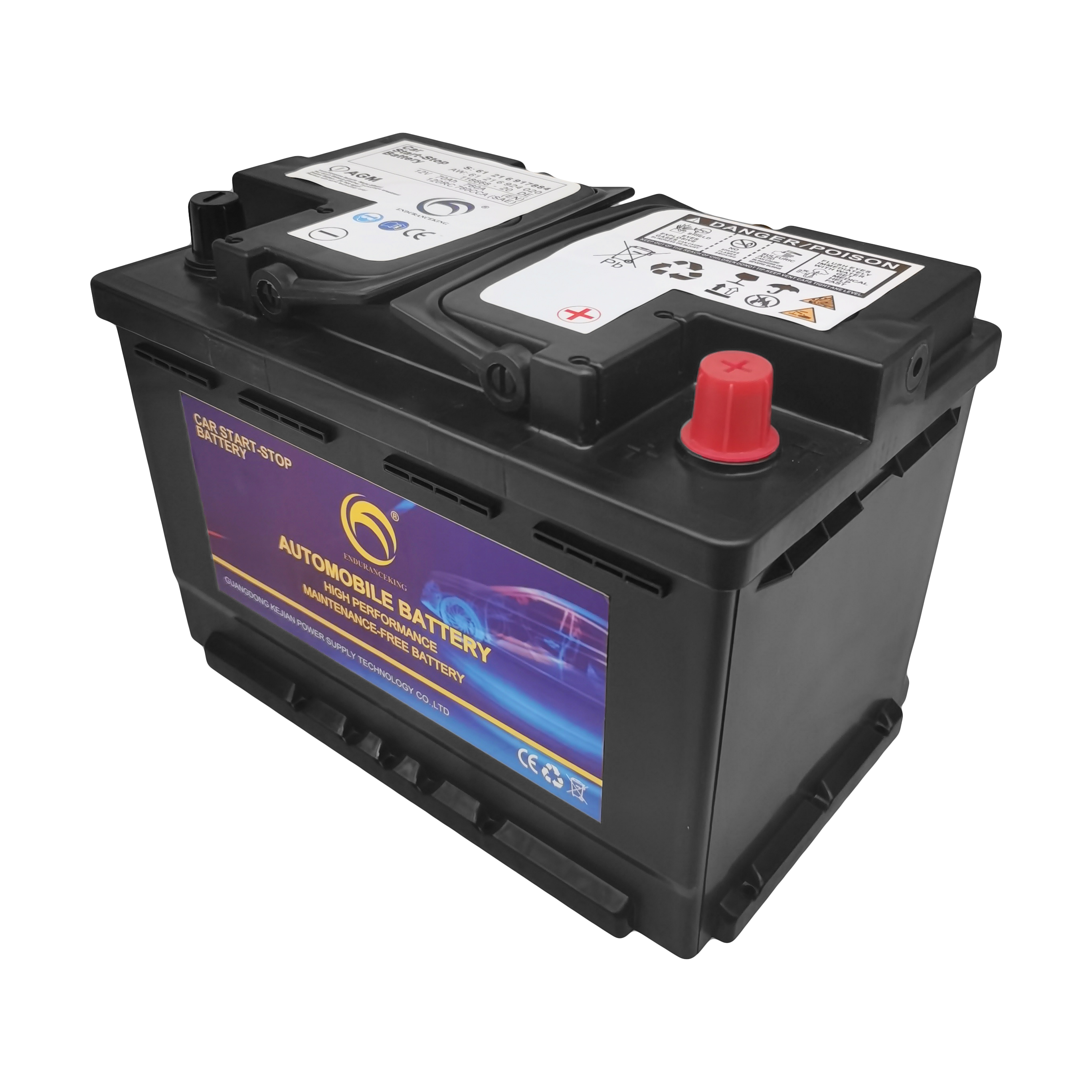 Wholesale Suppliers New Car Batteries 12V 70AH Maintenance-Free Automotive H6-70L 57520R/L(190) Lead Acid Auto Starting Battery