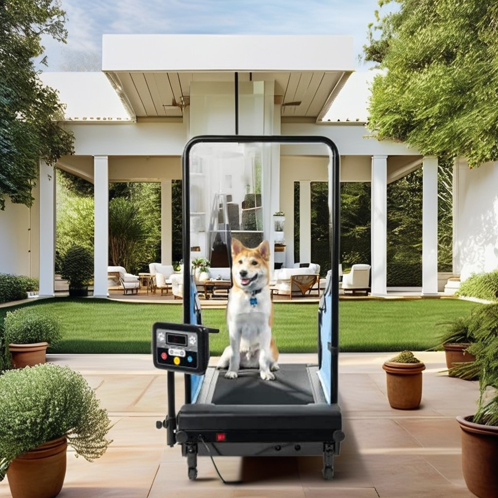 Electric Indoor Dog Pacer Treadmill for Healthy & Fit Pets up to 130 Lbs with LED Screen & Wireless Heart Rate Test for Home Use