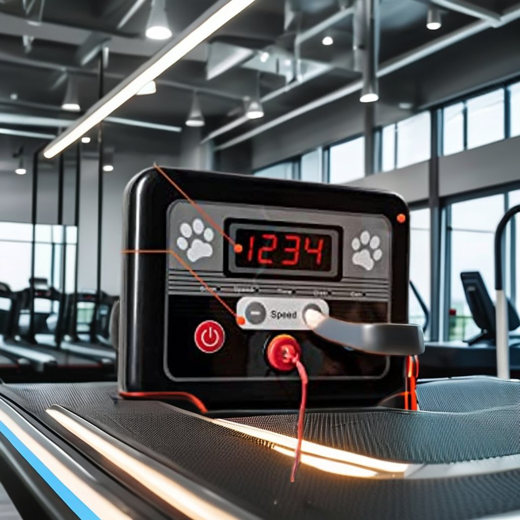 Electric Indoor Dog Pacer Treadmill for Healthy & Fit Pets up to 130 Lbs with LED Screen & Wireless Heart Rate Test for Home Use