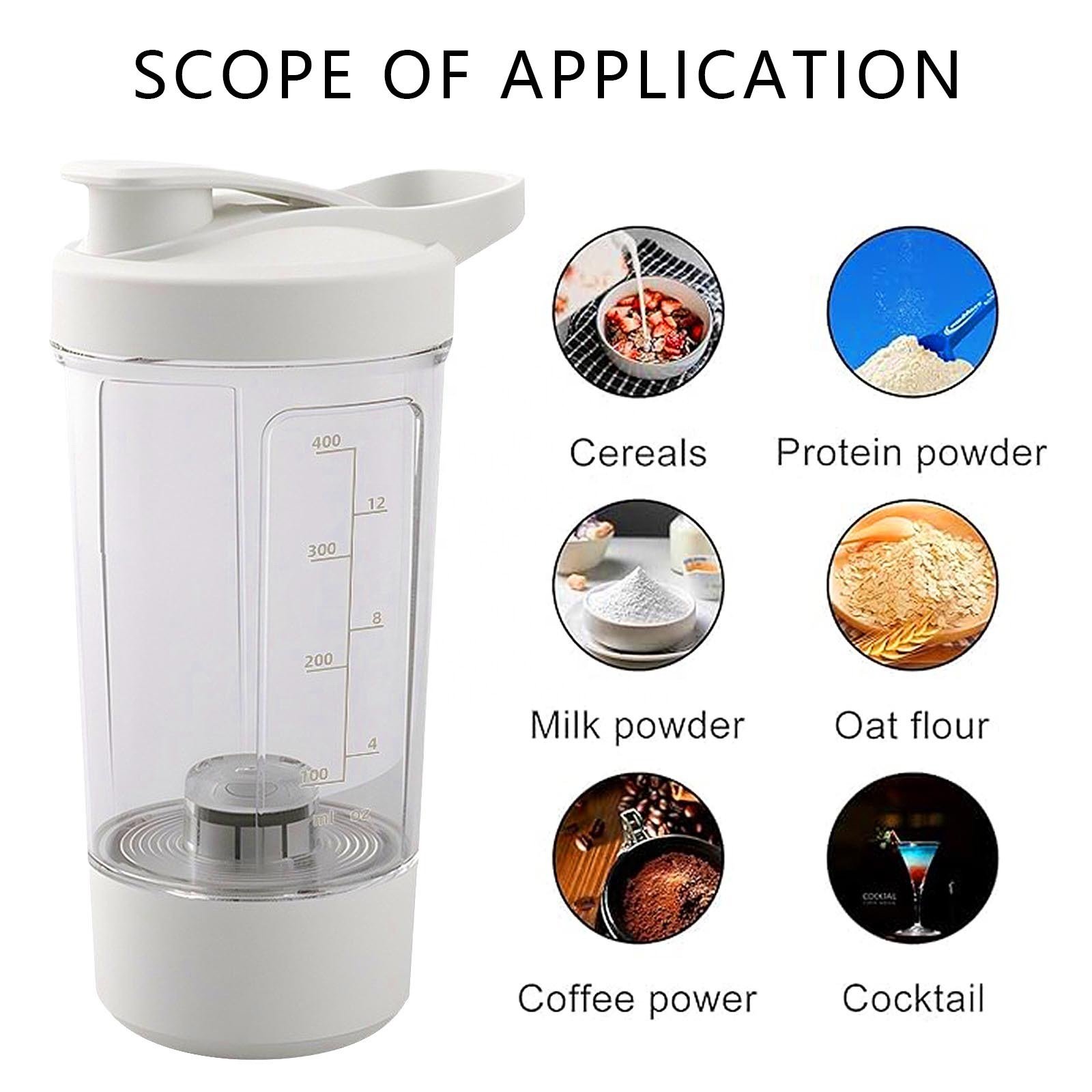 Factory Custom Automatic Mixer Plastic Mixing Cup Coffee Gym Protein Shaker Sport Water Auto Mug Self Stirring Bottle