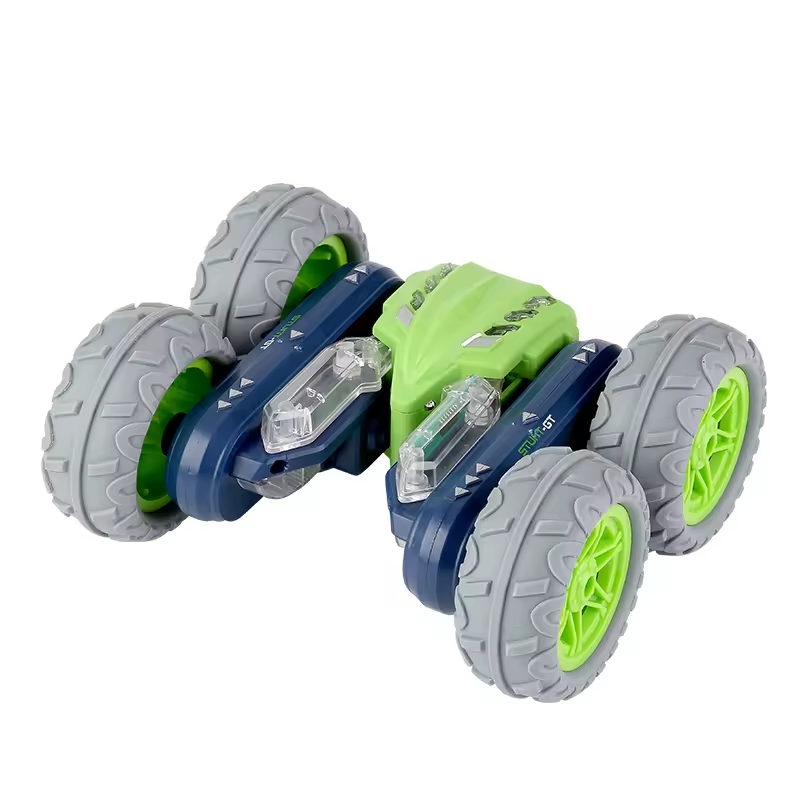MERRYCOO HOT SALE High Speed Stunt Rc Car with Light 2.4G Remote Control Rotation Double Side Driving Stunt Car for Kids