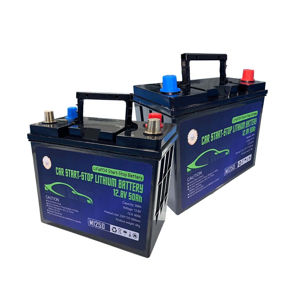 Manufacturer LiFePO4 12V 45ah-165Ah Car Start-Stop Batteries 12 Volt Lithium CCA990 Auto Starter Battery