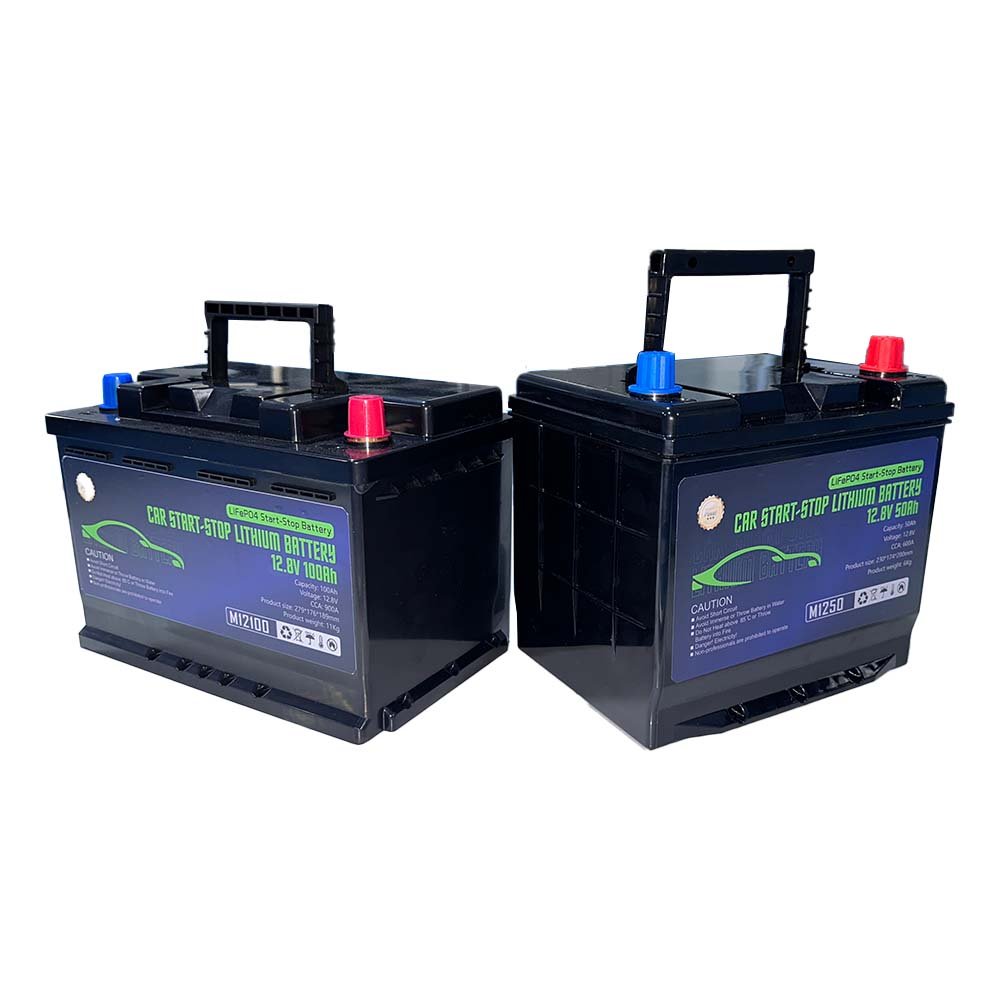 Manufacturer LiFePO4 12V 45ah-165Ah Car Start-Stop Batteries 12 Volt Lithium CCA990 Auto Starter Battery