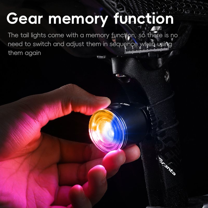 Team Sync Tail Light Auto Brake Sensing Bicycle Rear Light LED Rechargeable Waterproof Cycling Taillight