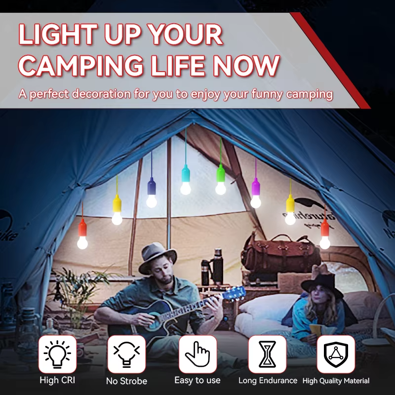 Waterproof Outdoor Led Light Bulb for Garden Party Hanging Landscape Led Pull Cord Light/ Led Decor Light/Christmas Lights