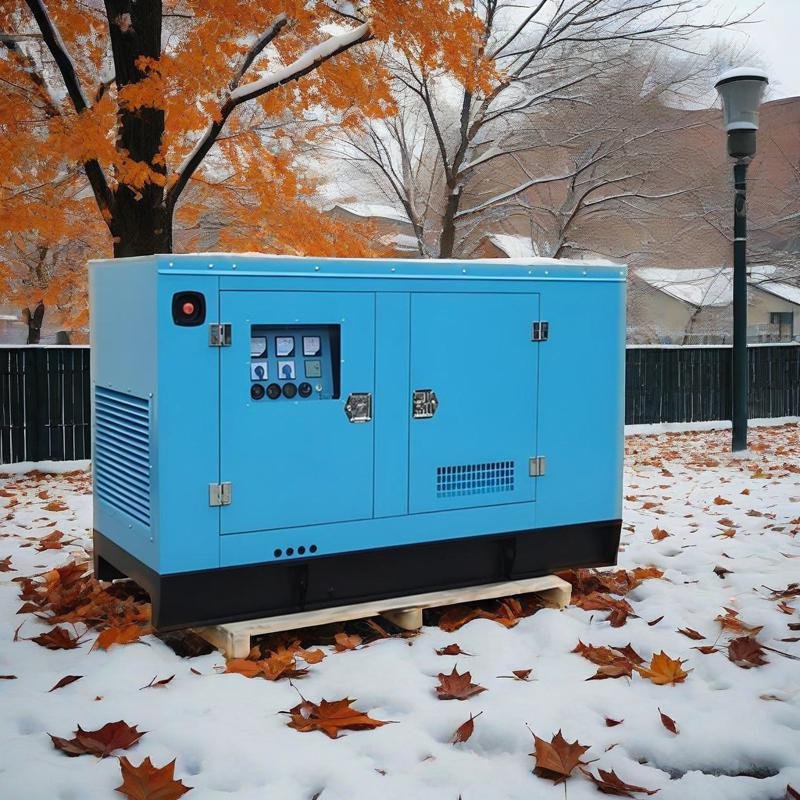 Independent Operation Diesel Generator Construction Temporary Power Solutions Low Three-Phase Silent Emergency Standby Unit