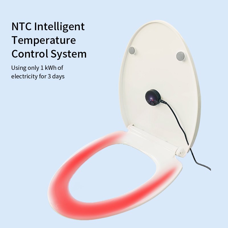 Toilet Lid Smart Fast Heating Toilet Wc Seat Electronic pp Bidet Smart Electric Heated Toilet Seat