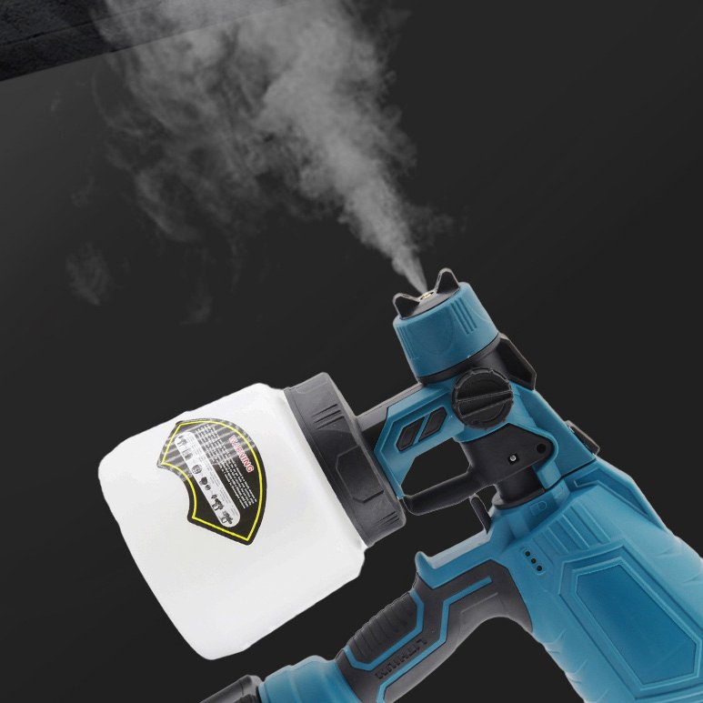 Portable Lithium Battery Paint Spray Machine Airless Wall Painting Tools Paint Sprayer HVLP High Power Electric Spray Gun