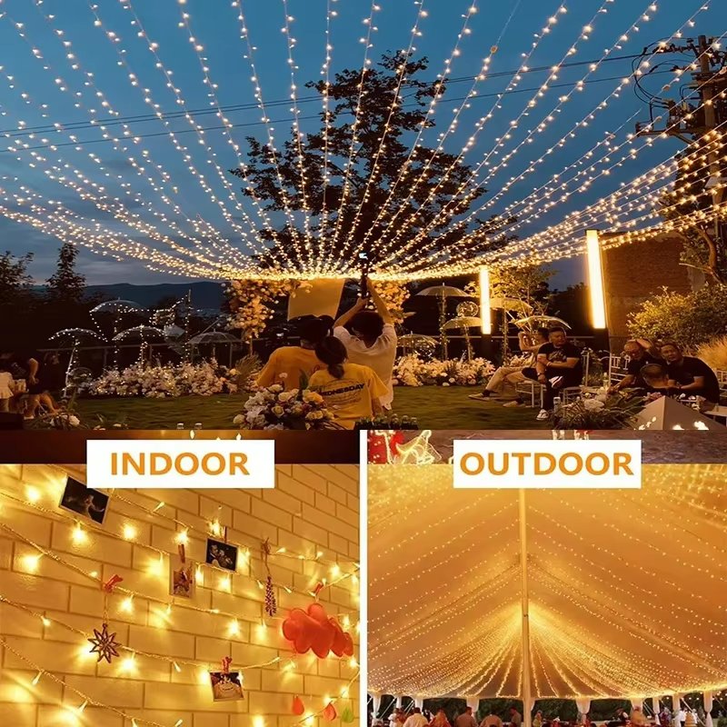 5M-100M LED String Light Christmas Fairy Lights Outdoor Tree Garden Street Patio New Year Decorations 220v Christmas Lights