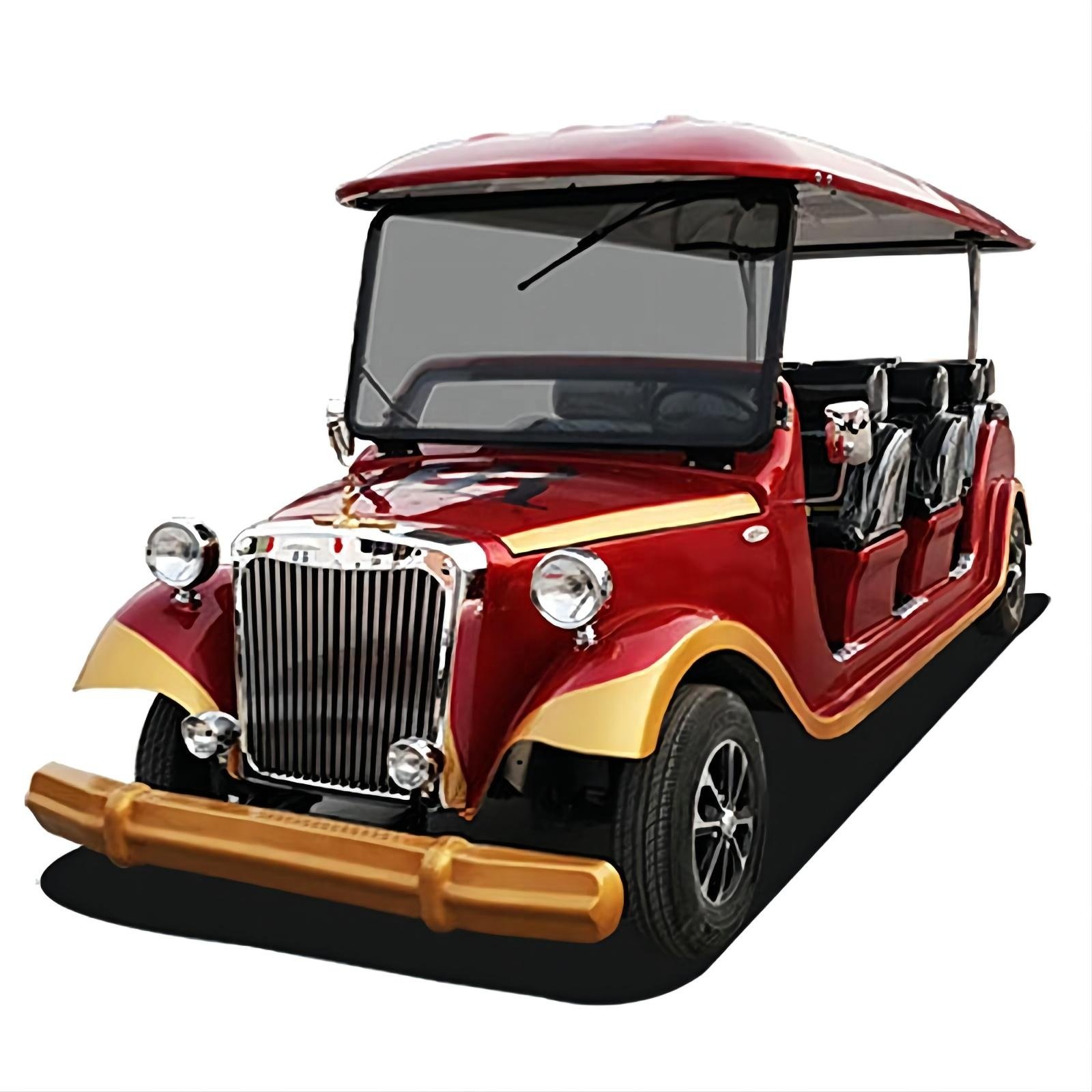 Sightseeing Golf Car Classic Vintage Car with Battery 5 8 11 14 Seats