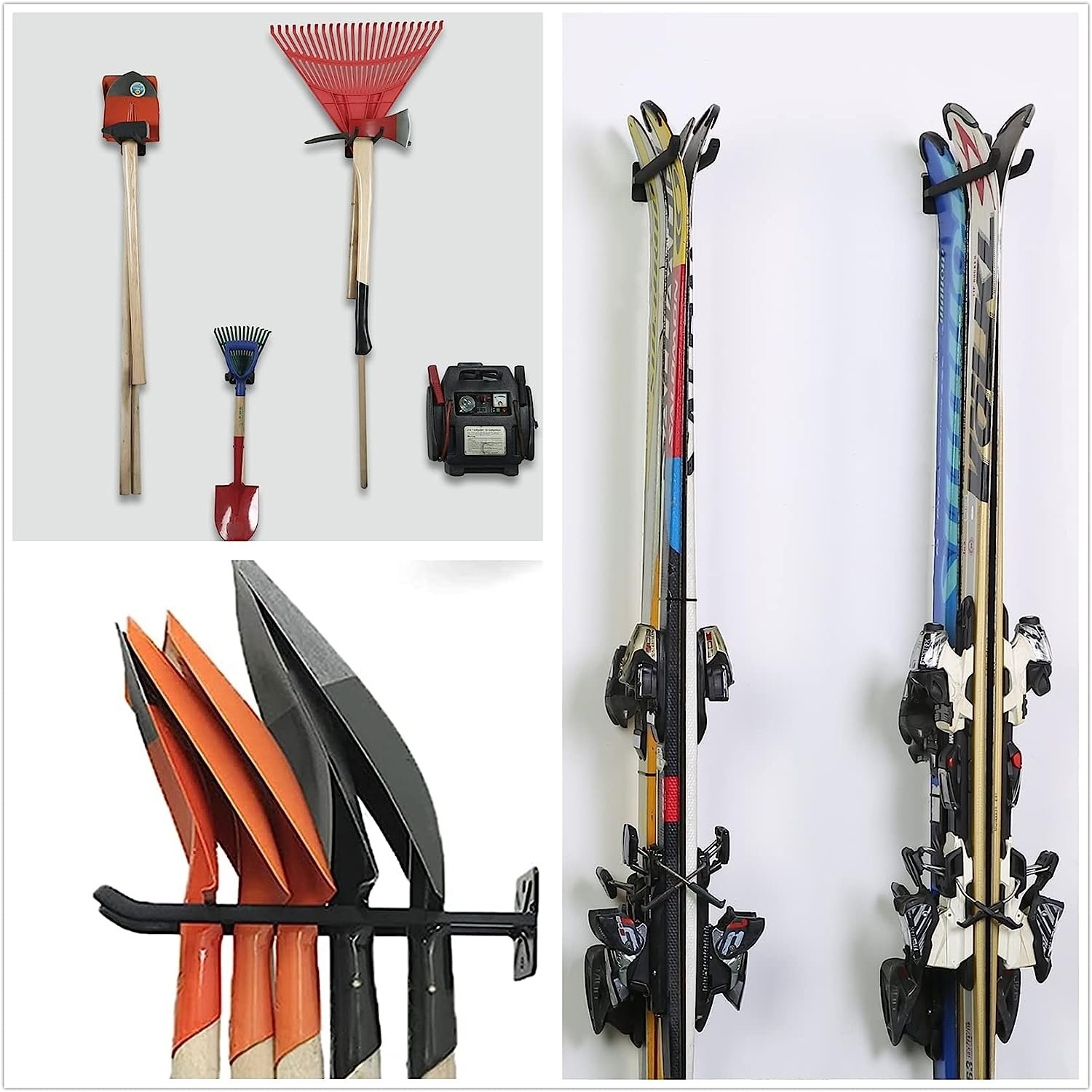 Alternative Wheel Hangers Set Space Saving Unit Car Commercial Tire Rack Sold for Garage, Surfboard, Ladder, Kayak