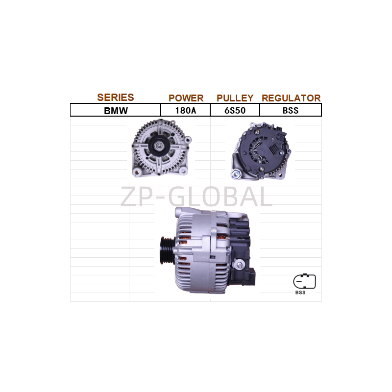 Hot Sale Car Assembly 12v Alternator Parts 12317540993 /12317524972 for BMW X5 4.4i/4.8i (04-06)