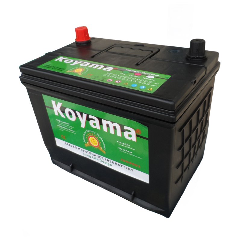 Factory MF Car Battery 12V75Ah JIS Auto Battery Car/Truck Lead-Acid Batteries Automotive Quick Starter High-Quality OEM DIN/BCI