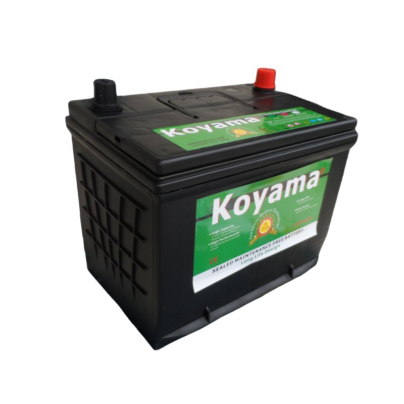 Factory MF Car Battery 12V75Ah JIS Auto Battery Car/Truck Lead-Acid Batteries Automotive Quick Starter High-Quality OEM DIN/BCI