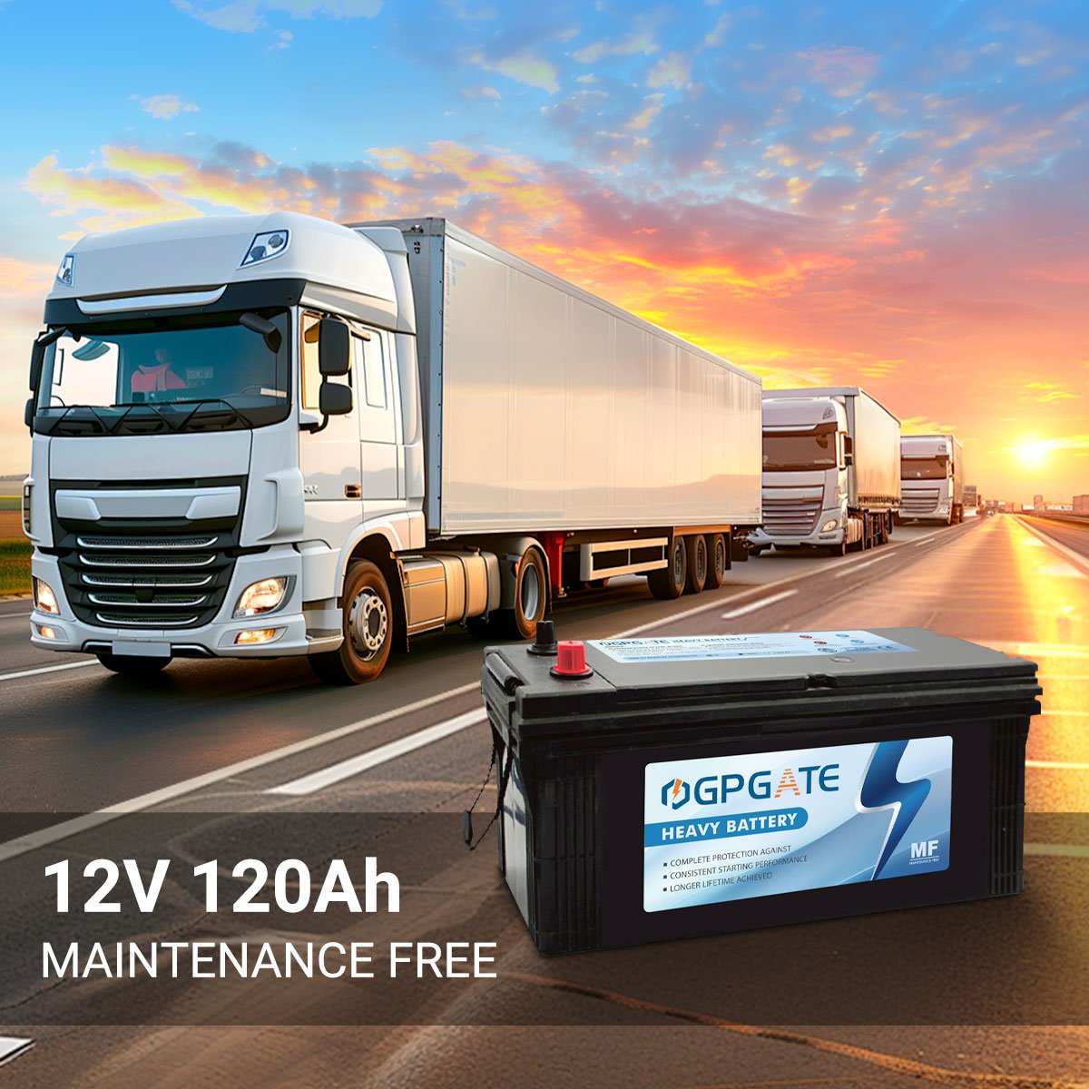 Wholesale JIS N120 Truck Battery 12V120ah Lead Acid Car Battery Cruise Ship Starter Battery