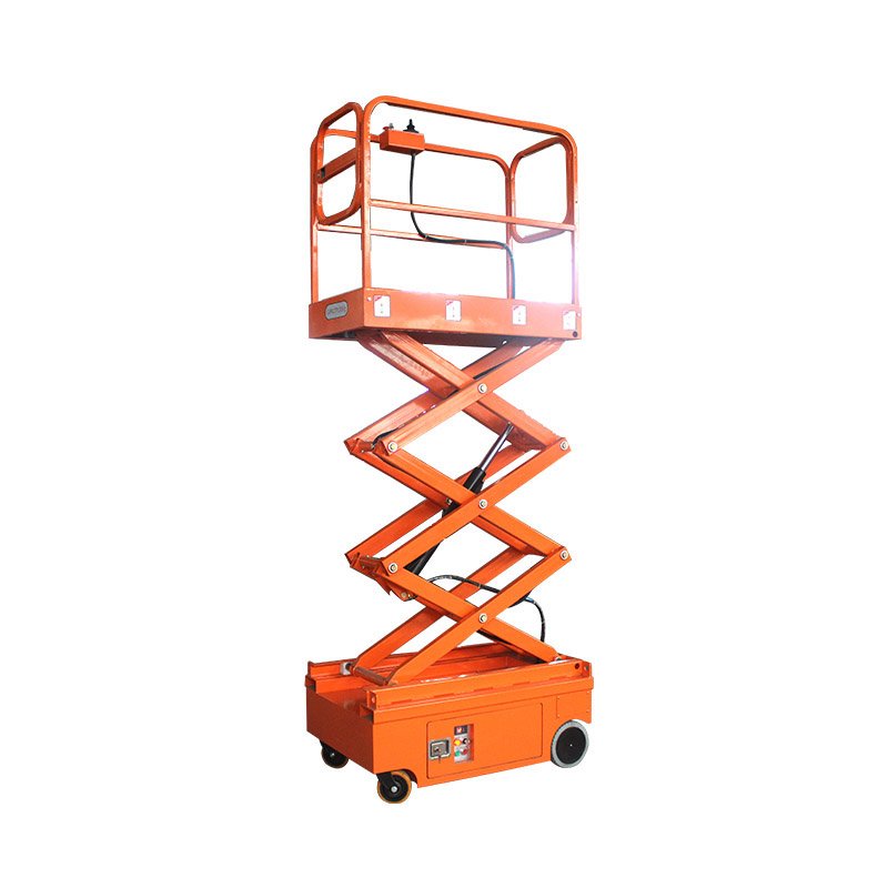 UNW 5m Auto MobileSelf-Propelled Trailer Lifter 300kg Mini Scissor Lifter Mobile Full Electric Lifting Platform