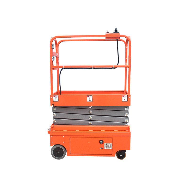 UNW 5m Auto MobileSelf-Propelled Trailer Lifter 300kg Mini Scissor Lifter Mobile Full Electric Lifting Platform