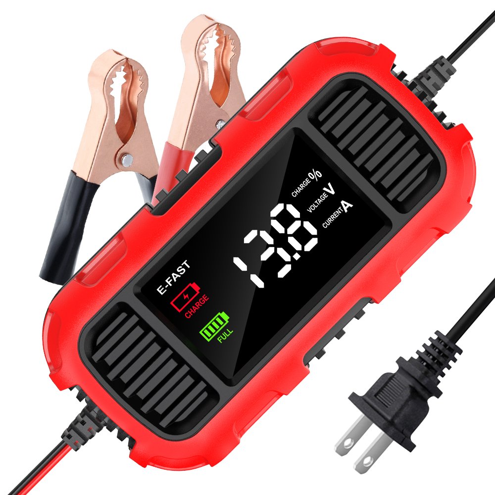 Wholesale Price Intelligent Lcd 12v 2a Motorcycle Lead Acid Battery Charger Automatic Shutdown Tricycle Scooter Battery Charger