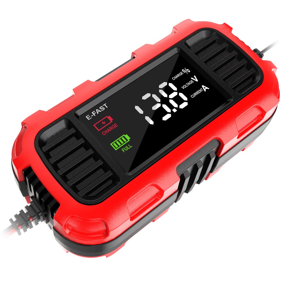 Wholesale Price Intelligent Lcd 12v 2a Motorcycle Lead Acid Battery Charger Automatic Shutdown Tricycle Scooter Battery Charger