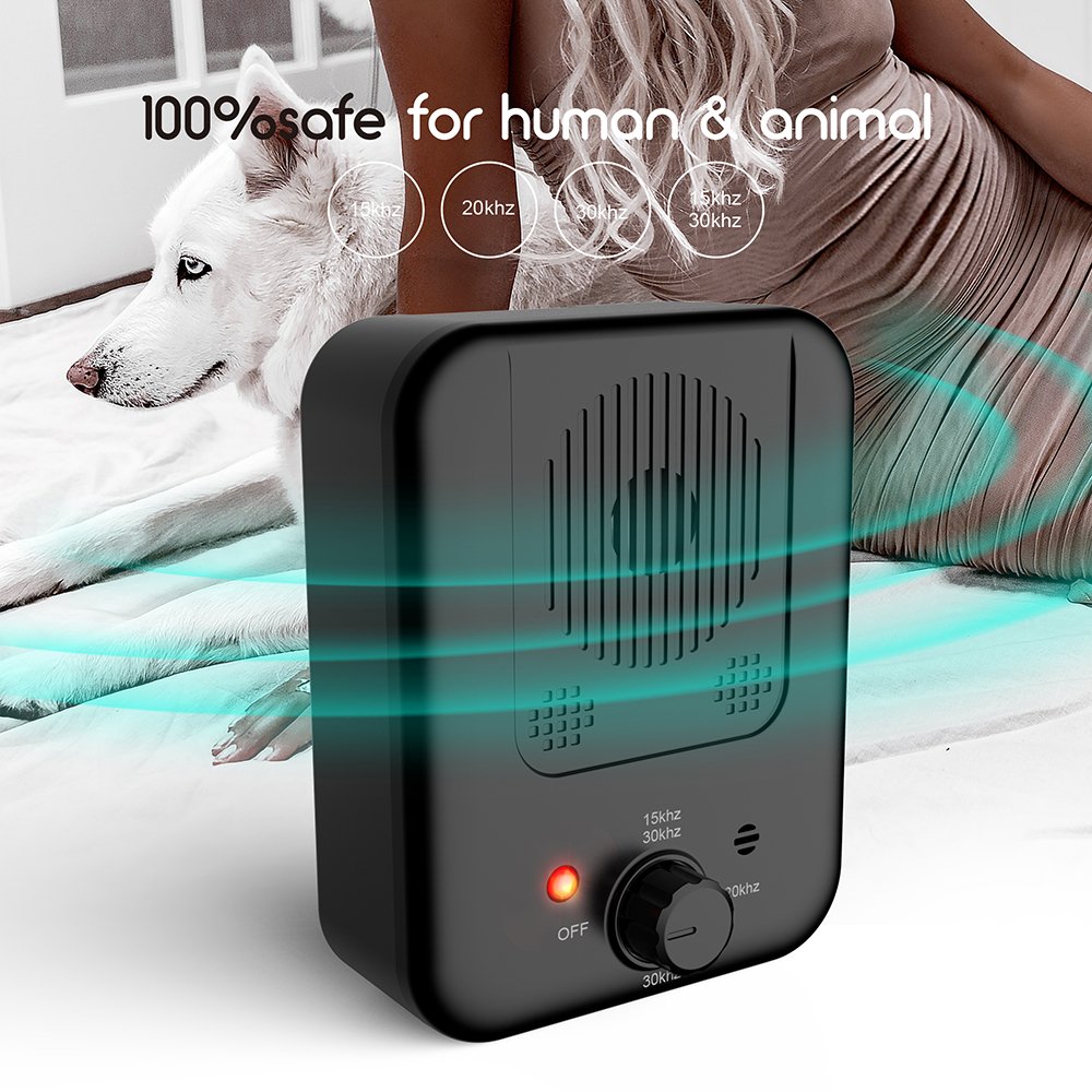 Auto Detect Animal Dog Cat Repeller Outdoor Ultrasonic Dog Bark Control Anti Bark Devices Stop Barking Deterrent