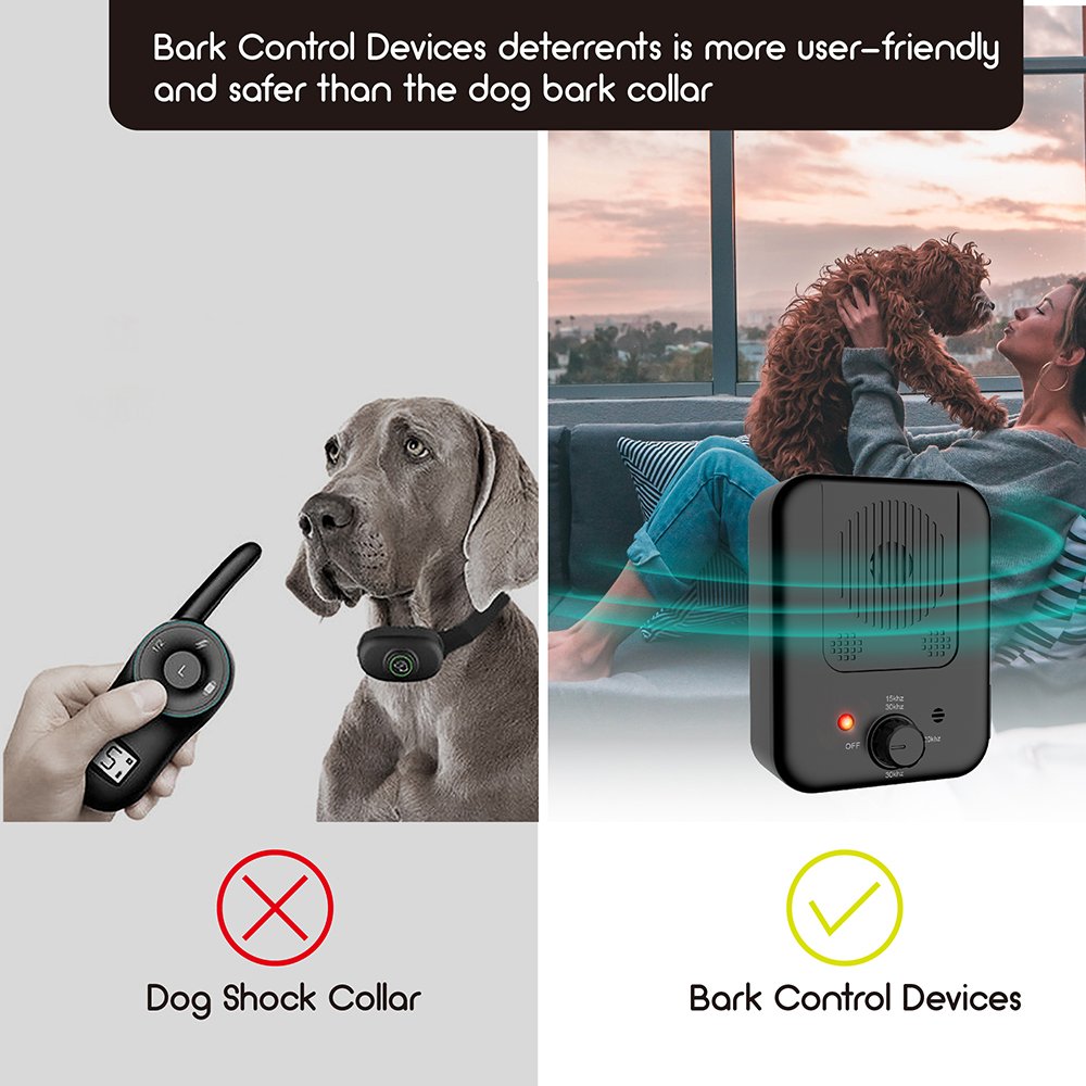 Auto Detect Animal Dog Cat Repeller Outdoor Ultrasonic Dog Bark Control Anti Bark Devices Stop Barking Deterrent
