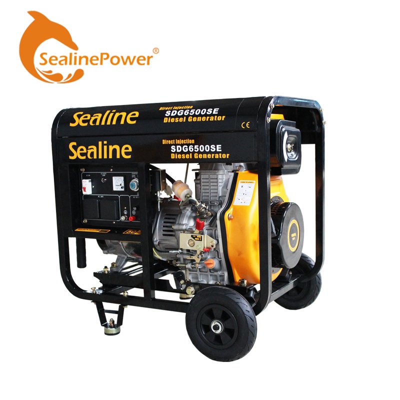 5kva Alternator Single-cylinder Air-cooled 5KW Open Type Diesel Generator