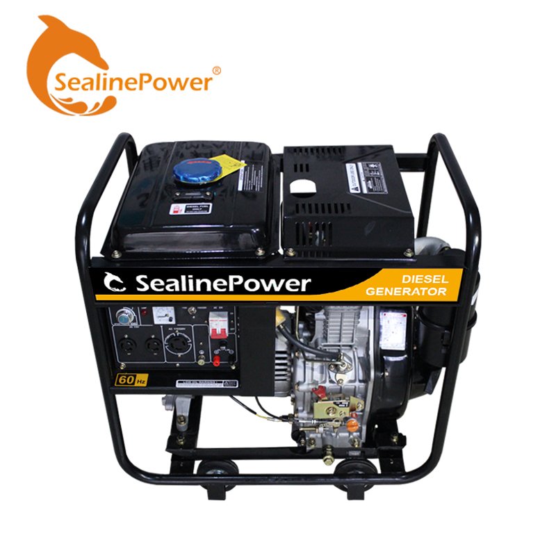 5kva Alternator Single-cylinder Air-cooled 5KW Open Type Diesel Generator
